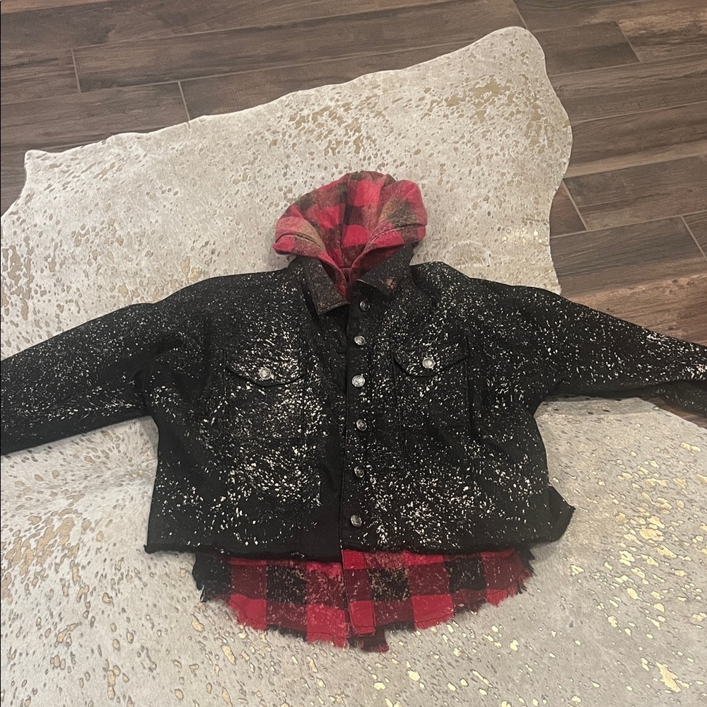 Black and Red Plaid Jacket
